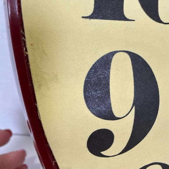 1970s Ingraham Red Plastic Apple Wall Clock Cottage Core granny Core WORKING! - Picture 8 of 12